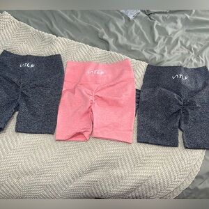*NEW* Women’s TLF scrunch butt workout shorts (1 Pair with tags)